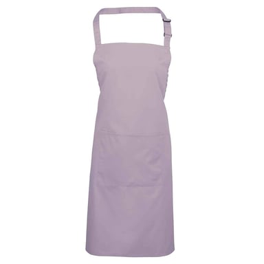 Premier Unisex Adult Colours Collection Pocket Bib Apron (Lilac)