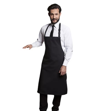 Karlowsky Basic Bib Apron (Black)