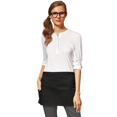 Premier Dames/Dames Kleuren 3 Zakschort / Werkkleding (Zwart)