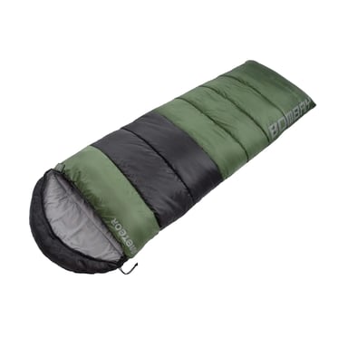 Meteor Bombay Sleeping Bag (Black/Dark Green)