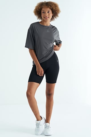 Överdimensionerad crew neck T-shirt