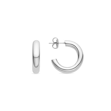 Luxenter rhodium plated earrings - Shiwa