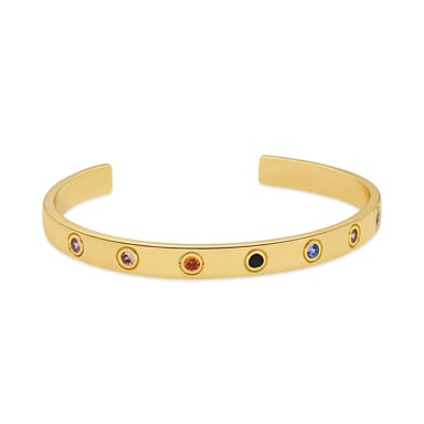 Luxenter Multicoloured Zirconia Bracelet with 18k yellow gold finish - Beru