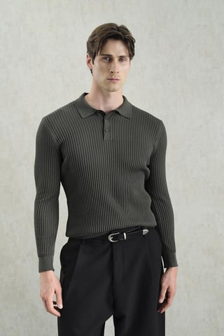Slim Fit Polotröja