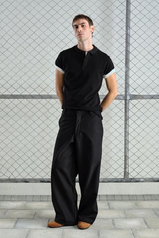 Baggy Fit Wide Leg Pants with Pocket