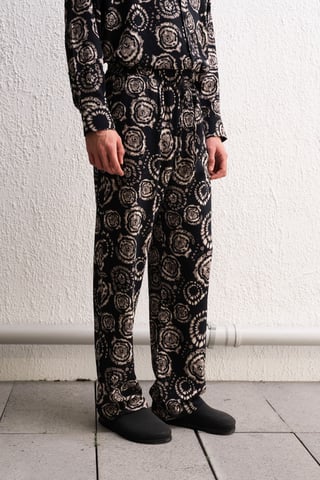 Wide Leg Relaxed Fit Pants