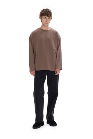 Crew Neck Långärmad T-shirt