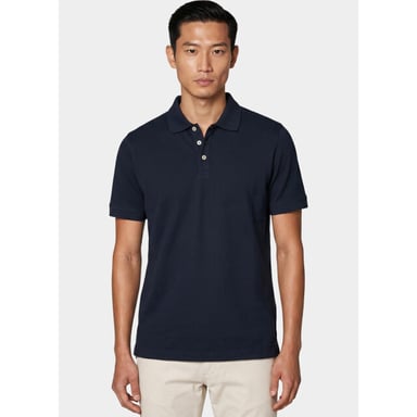 Bos Bright Blue Scotland blue polo heren boris polo spe25108bo40sb/290 navy