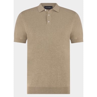 Scotland Blue Polo heren pince knitted polo ss spe26106pi08sb/2501