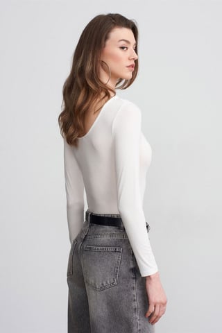 Slim Fit Modal Jersey Bodysuit