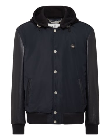 Leather Bomber &Amp