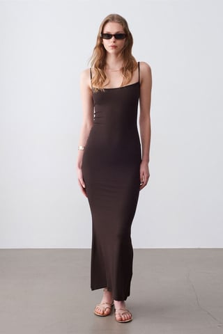 Ribbed Bodycon Maxi Dress