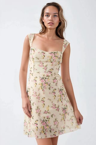Polka Dot Tulle Mini Dress