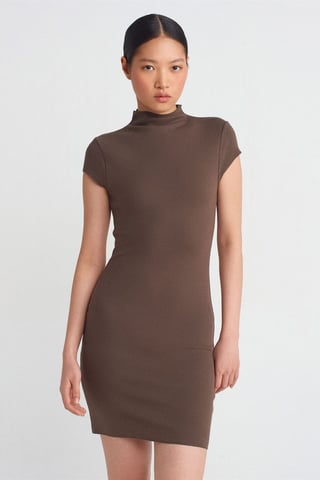 Sömlös Mini Bodycon Klänning