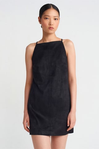 Sleeveless Mini Dress With Zipper