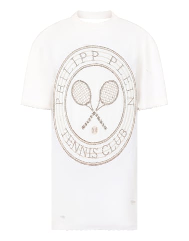 Open Back T-Shirt Mini Dress Tennis Club