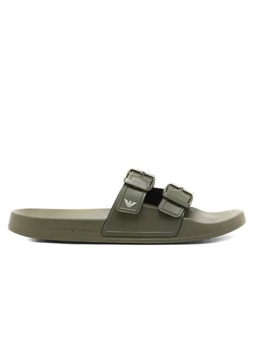 Emporio Armani Men's GA Eagle Slides