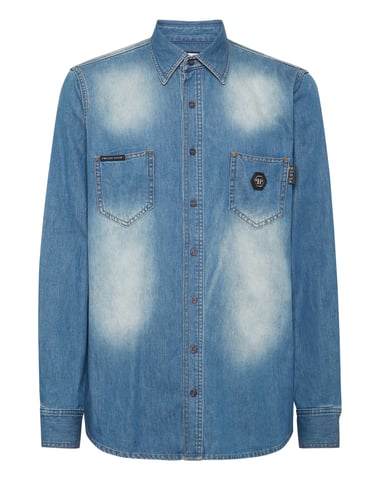 Denim Shirt Skull&Bones