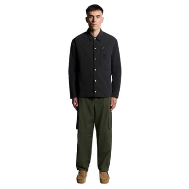 Lyle & Scott Mens Relaxed Fit Overshirt (Black)