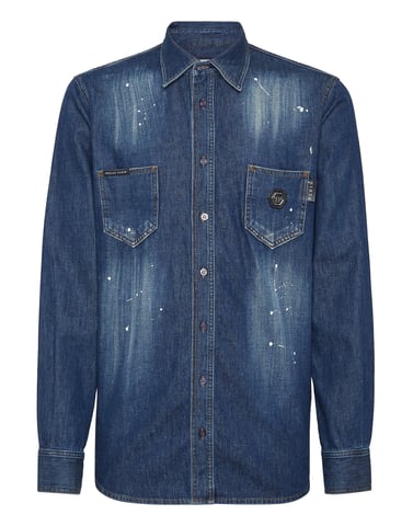 Denim Shirt Skull&Bones