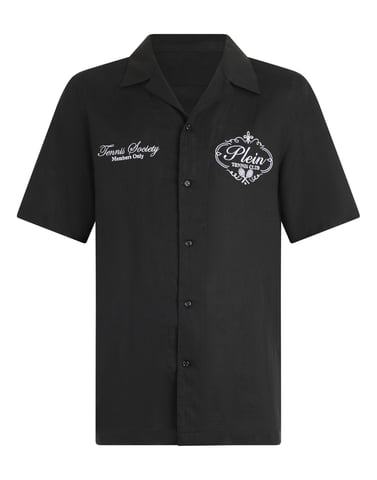 Linen Bowling Shirt Tennis Club