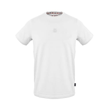Aquascutum Mens Embroidered Logo T-Shirt (White)