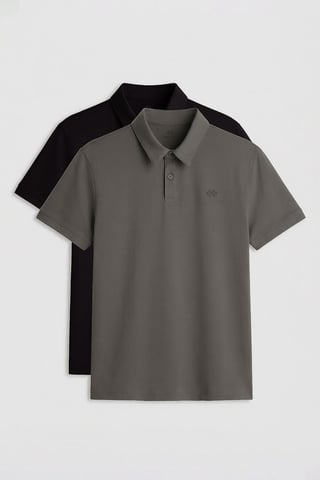 Men's Cotton-Blend Polo T-Shirt