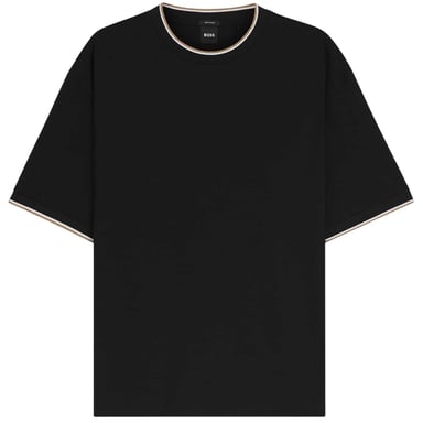 Boss Mens Plain Woven T-Shirt (Black)