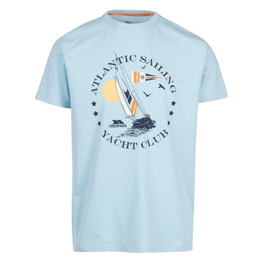 Trespass Mens Cedarf Lettering Crew Neck T-Shirt (Seafoam)