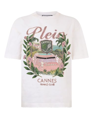 Washed Man Fit T-Shirt Cannes Tennis Club