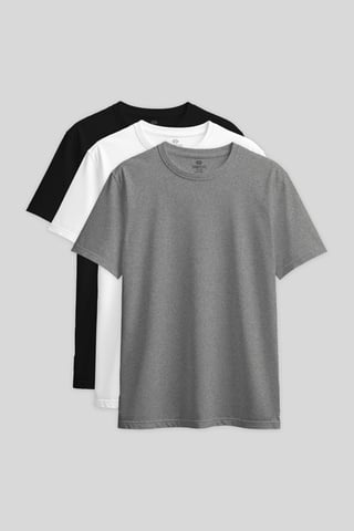 Women's Cotton Elastane Crew Neck T-Shirt