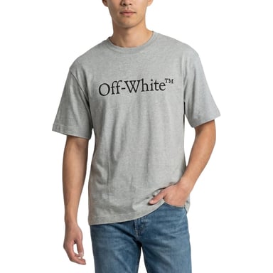 Off White Unisex Adult Bkish T-Shirt (Grey/Black)