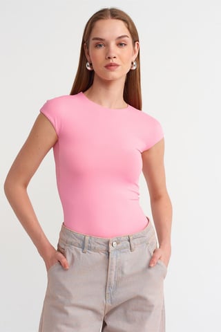 Dam Slim Fit Rundhalsad T-Shirt