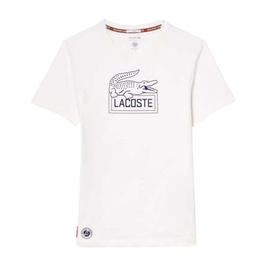 Lacoste Unisex Adult Roland Garros Edition Regular T-Shirt (White)