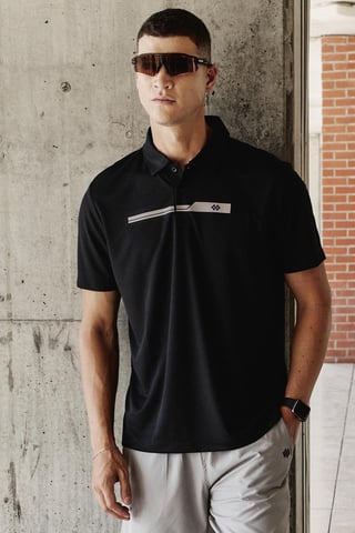 Men's Polo Collar Button T-Shirt