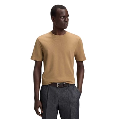 Boss Mens Bubble Regular T-Shirt (Beige)