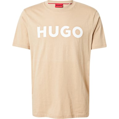 Hugo Mens Logo Regular T-Shirt (Beige)