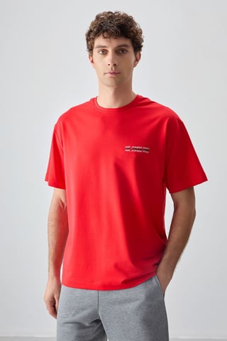 Oversized Printed Cotton Jersey T-Shirt