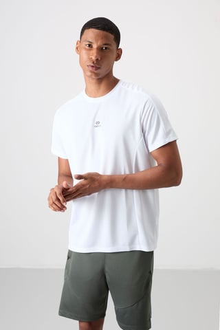 Men's Solid Crew Neck Short Sleeve T-Shirt