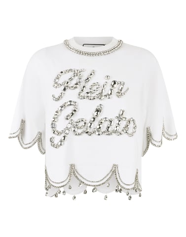 Cropped T-Shirt Crystal Waves