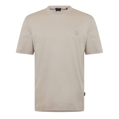 Boss Mens Taut Minimalist Logo T-Shirt (Beige)