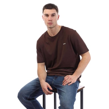 Hugo Mens Dero 99 Cotton Regular T-Shirt (Brown)