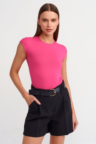 Dam Slim Fit Rundhalsad T-Shirt