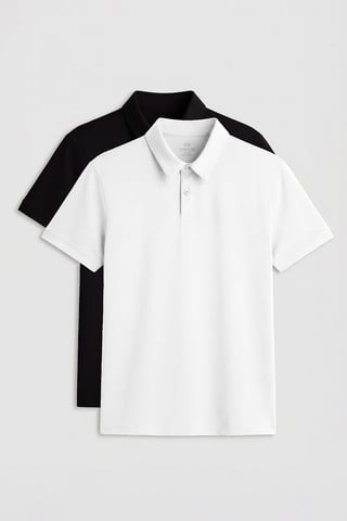 Men's Cotton-Elastane Polo T-Shirt