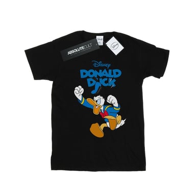 Disney Boys Donald Duck Furious Donald T-Shirt (Black)