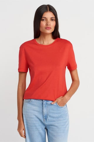 Women's Cotton Modal Crew Neck T-Shirt