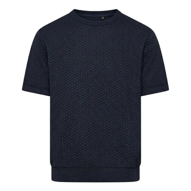 Duck and Cover Mens Mataso Jacquard T-Shirt (Blue)