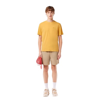 Lacoste Mens Natural Dyed Jersey T-Shirt (Orange)