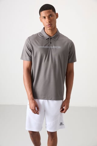 Men's Polo Collar Button T-Shirt