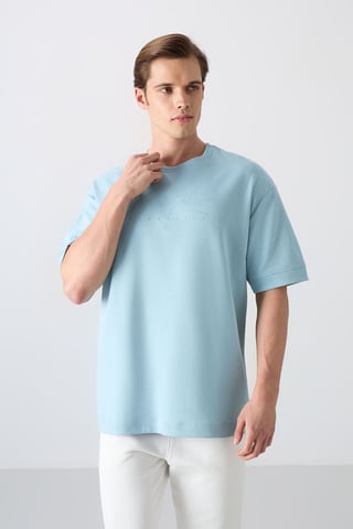 Oversized Printed Crew Neck T-Shirt
